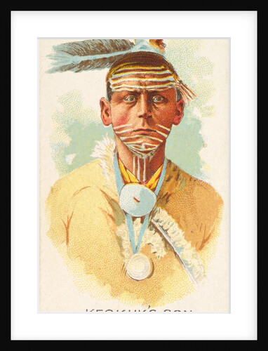 Keokuk's Son, Sac and Fox, from the American Indian Chiefs series for Allen & Ginter …, 1888 by Allen & Ginter