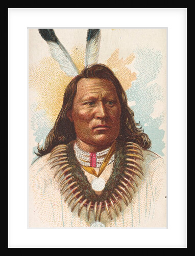Big Elk, Ponca, from the American Indian Chiefs series for Allen & Ginter Cigarettes …, 1888 by Allen & Ginter