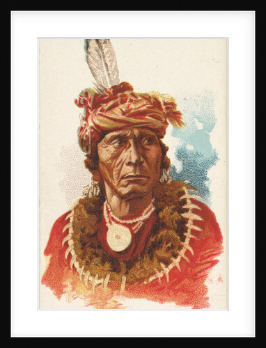 True Eagle, Missouria, from the American Indian Chiefs series for Allen & Ginter Ciga…, 1888 by Allen & Ginter