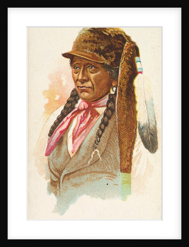 Bull Head, Pawnee, from the American Indian Chiefs series for Allen & Ginter Cigarett…, 1888 by Allen & Ginter
