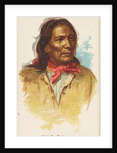 Mad Bear, Lower Yanktonas Sioux, from the American Indian Chiefs series for Allen & G…, 1888 by Allen & Ginter