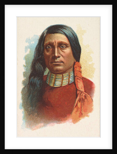 Red Shirt, Dakota Sioux, from the American Indian Chiefs series for Allen & Ginter Ci…, 1888 by Allen & Ginter