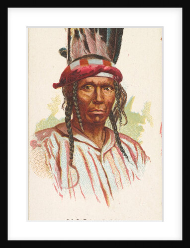 Noon Day, Chippeway, from the American Indian Chiefs series for Allen & Ginter Cigare…, 1888 by Allen & Ginter