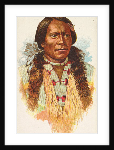 John Yellow Flower, Ute, from the American Indian Chiefs series for Allen & Ginter Ci…, 1888 by Allen & Ginter