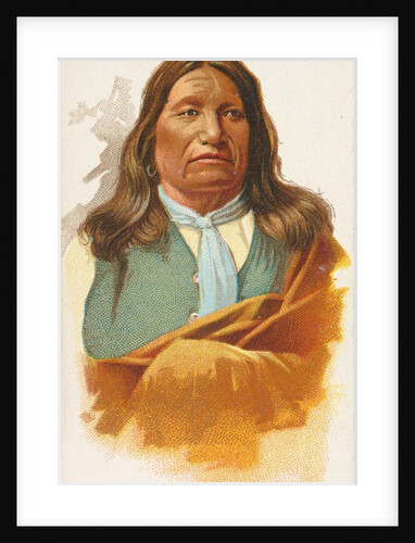 Spotted Tail, Blackfeet Sioux, from the American Indian Chiefs series for Allen & Gin…, 1888 by Allen & Ginter