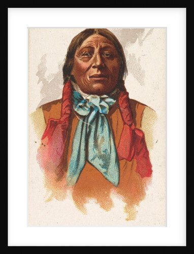 Young Whirlwind, Southern Cheyenne, from the American Indian Chiefs series for Allen …, 1888 by Allen & Ginter