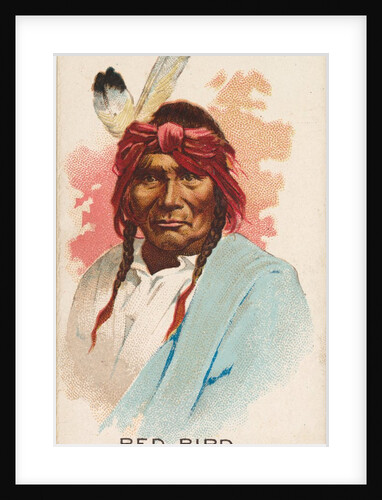 Red Bird, Chippeway, from the American Indian Chiefs series for Allen & Ginter Cigare…, 1888 by Allen & Ginter