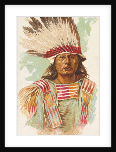 British, Ioway, from the American Indian Chiefs series for Allen & Ginter Cigarettes …, 1888 by Allen & Ginter