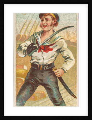 Cutlass, from the Arms of All Nations series for Allen & Ginter Cigarettes Brands, 1887 by Allen & Ginter