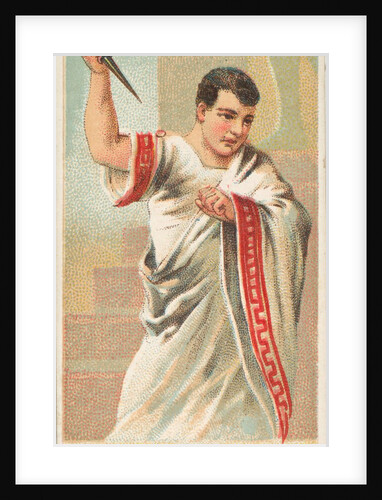 Dagger, from the Arms of All Nations series for Allen & Ginter Cigarettes Brands, 1887 by Allen & Ginter