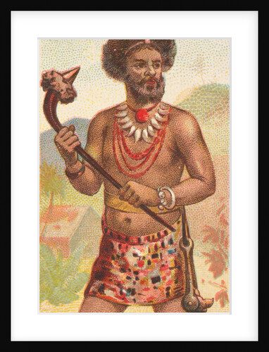 War Club, from the Arms of All Nations series for Allen & Ginter Cigarettes Brands, 1887 by Allen & Ginter