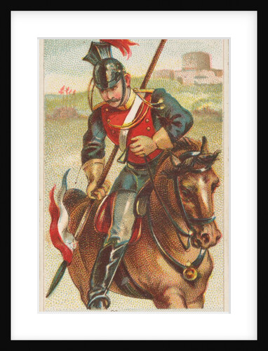 Lance, from the Arms of All Nations series for Allen & Ginter Cigarettes Brands, 1887 by Allen & Ginter