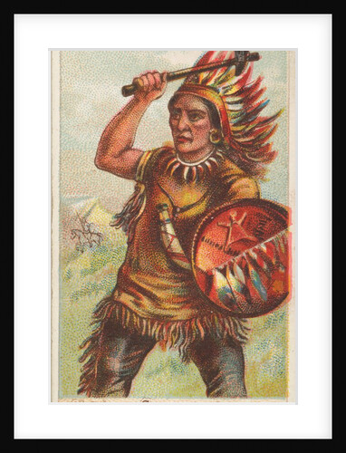 Tomahawk, from the Arms of All Nations series for Allen & Ginter Cigarettes Brands, 1887 by Allen & Ginter