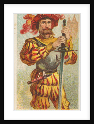 Two-handed Sword, from the Arms of All Nations series for Allen & Ginter Cigarettes B…, 1887 by Allen & Ginter