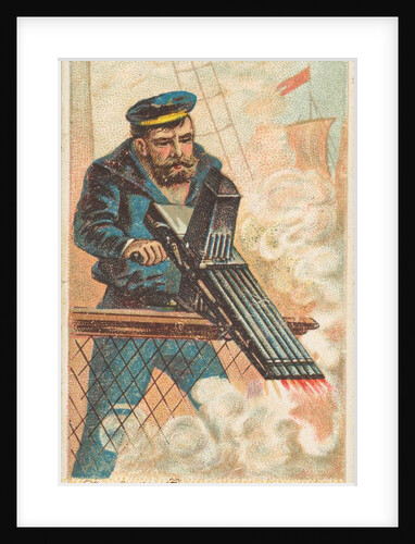 Machine Gun, from the Arms of All Nations series for Allen & Ginter Cigarettes Brands, 1887 by Allen & Ginter