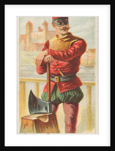 Headsman's Axe, from the Arms of All Nations series for Allen & Ginter Cigarettes Bra…, 1887 by Allen & Ginter