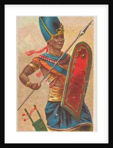 Javelin, from the Arms of All Nations series for Allen & Ginter Cigarettes Brands, 1887 by Allen & Ginter