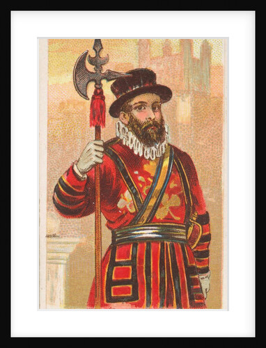 Halberd, from the Arms of All Nations series for Allen & Ginter Cigarettes Brands, 1887 by Allen & Ginter