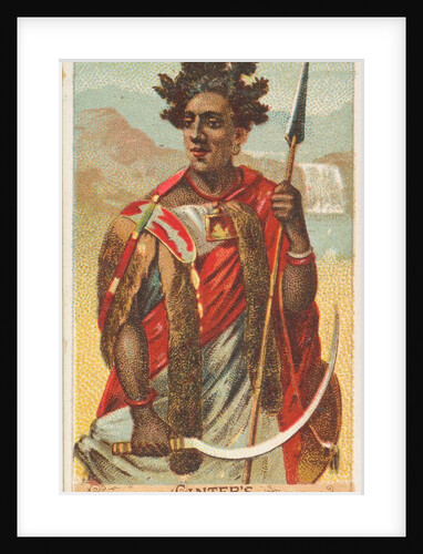 Abyssinian Spear, from the Arms of All Nations series for Allen & Ginter Cigarettes B…, 1887 by Allen & Ginter