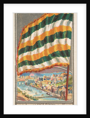 Oporto, from the City Flags series for Allen & Ginter Cigarettes Brands, 1887 by Allen & Ginter