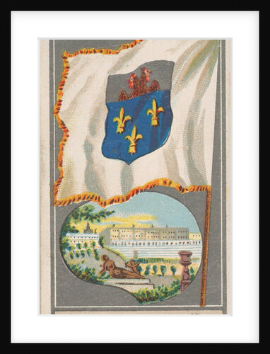 Versailles, from the City Flags series for Allen & Ginter Cigarettes Brands, 1887 by Allen & Ginter