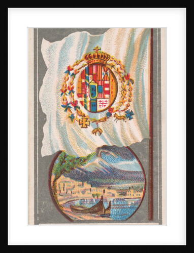 Naples, from the City Flags series for Allen & Ginter Cigarettes Brands, 1887 by Allen & Ginter