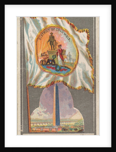 Washington, from the City Flags series for Allen & Ginter Cigarettes Brands, 1887 by Allen & Ginter