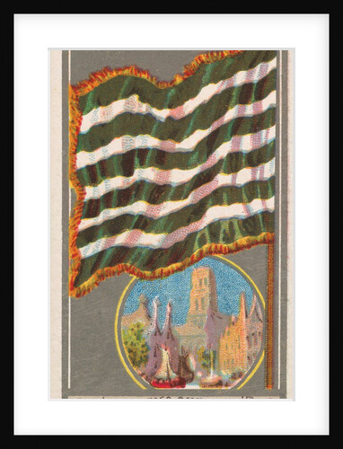 Rotterdam, from the City Flags series for Allen & Ginter Cigarettes Brands, 1887 by Allen & Ginter