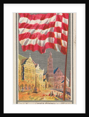 Bremen, from the City Flags series for Allen & Ginter Cigarettes Brands, 1887 by Allen & Ginter