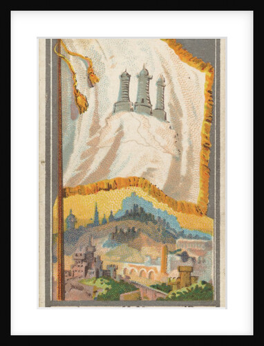 Edinburgh, from the City Flags series for Allen & Ginter Cigarettes Brands, 1887 by Allen & Ginter