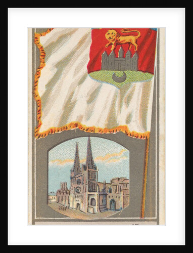 Bordeaux, from the City Flags series for Allen & Ginter Cigarettes Brands, 1887 by Allen & Ginter