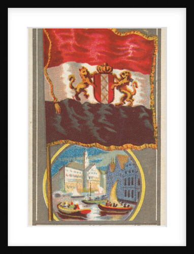 Amsterdam, from the City Flags series for Allen & Ginter Cigarettes Brands, 1887 by Allen & Ginter