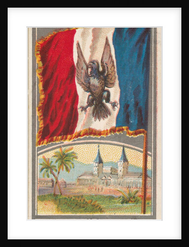New Guatemala, from the City Flags series for Allen & Ginter Cigarettes Brands, 1887 by Allen & Ginter