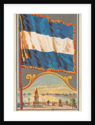 Buenos Aires, from the City Flags series for Allen & Ginter Cigarettes Brands, 1887 by Allen & Ginter