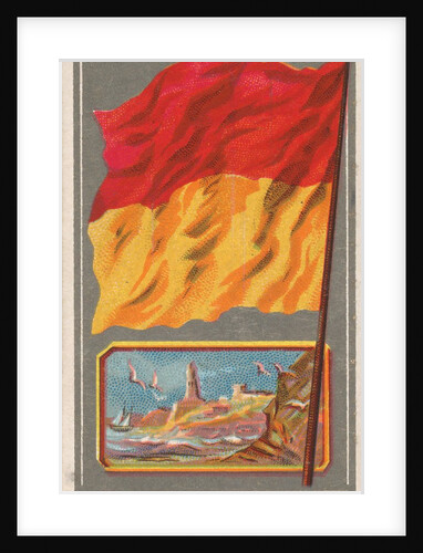 Ostend, from the City Flags series for Allen & Ginter Cigarettes Brands, 1887 by Allen & Ginter