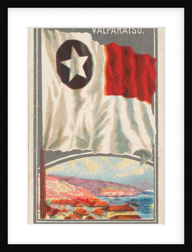 Valparaiso, from the City Flags series for Allen & Ginter Cigarettes Brands, 1887 by Allen & Ginter