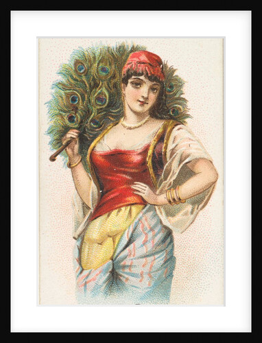 Plate 11, from the Fans of the Period series for Allen & Ginter Cigarettes Brands, 1889 by Allen & Ginter