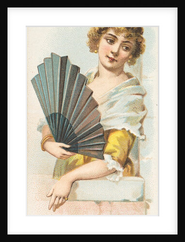 Plate 15, from the Fans of the Period series for Allen & Ginter Cigarettes Brands, 1889 by Allen & Ginter