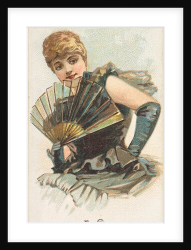 Plate 16, from the Fans of the Period series for Allen & Ginter Cigarettes Brands, 1889 by Allen & Ginter