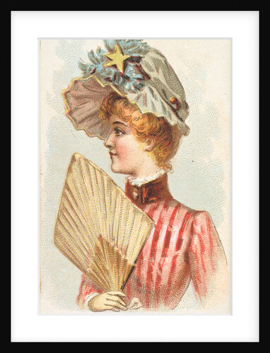 Plate 18, from the Fans of the Period series for Allen & Ginter Cigarettes Brands, 1889 by Allen & Ginter