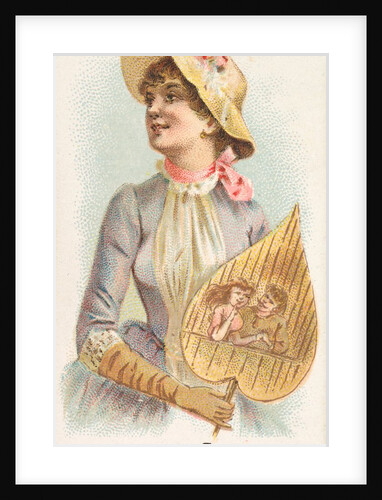 Plate 23, from the Fans of the Period series for Allen & Ginter Cigarettes Brands, 1889 by Allen & Ginter