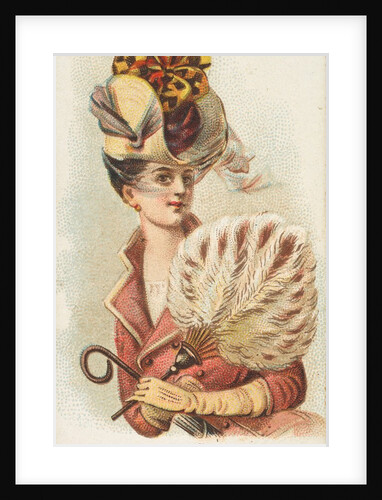 Plate 26, from the Fans of the Period series for Allen & Ginter Cigarettes Brands, 1889 by Allen & Ginter