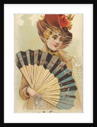 Plate 33, from the Fans of the Period series for Allen & Ginter Cigarettes Brands, 1889 by Allen & Ginter
