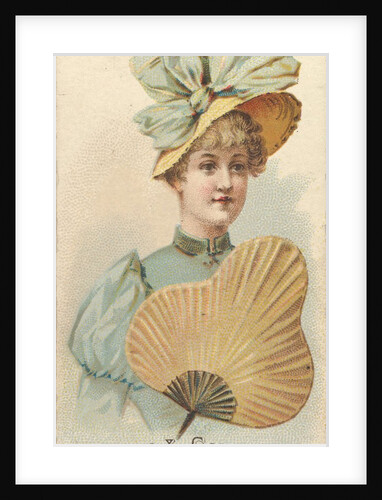 Plate 39, from the Fans of the Period series for Allen & Ginter Cigarettes Brands, 1889 by Allen & Ginter