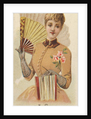 Plate 41, from the Fans of the Period series for Allen & Ginter Cigarettes Brands, 1889 by Allen & Ginter