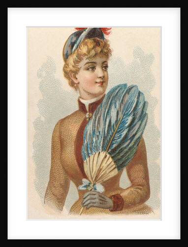 Plate 47, from the Fans of the Period series for Allen & Ginter Cigarettes Brands, 1889 by Allen & Ginter