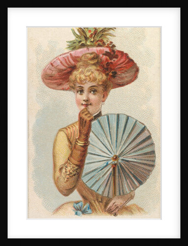 Plate 48, from the Fans of the Period series for Allen & Ginter Cigarettes Brands, 1889 by Allen & Ginter