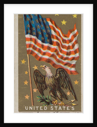 United States, from Flags of All Nations, Series 1 for Allen & Ginter Cigarettes Brands, 1887 by Allen & Ginter