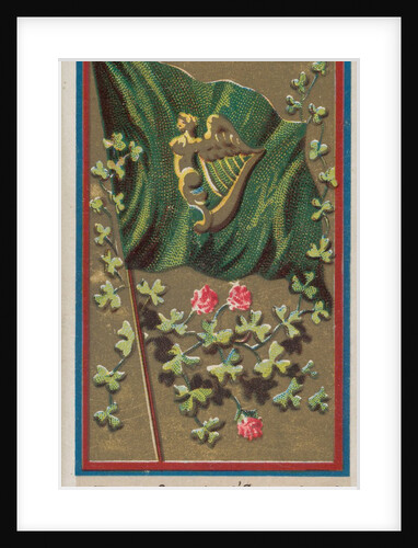 Ireland, from Flags of All Nations, Series 1 for Allen & Ginter Cigarettes Brands, 1887 by Allen & Ginter