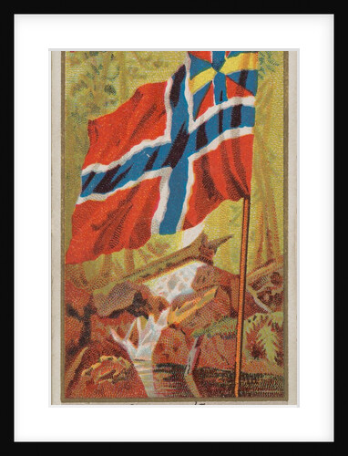 Norway, from Flags of All Nations, Series 1 for Allen & Ginter Cigarettes Brands, 1887 by Allen & Ginter